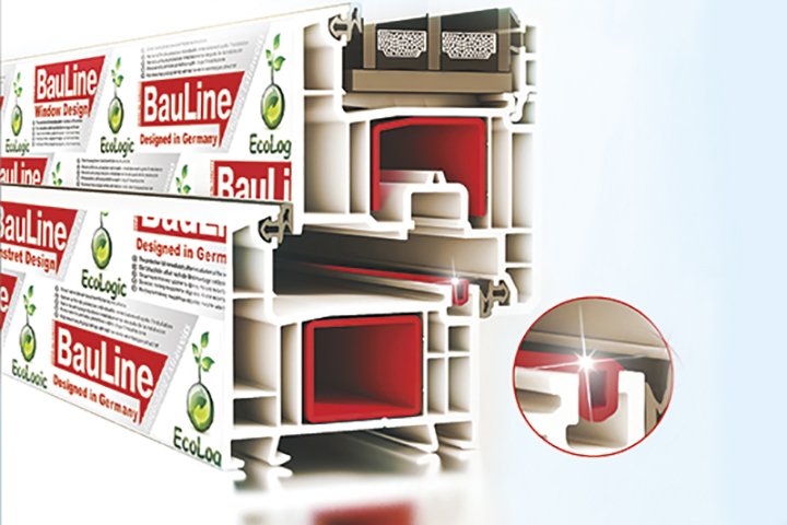 ПВХ профиль Bauline-70 4x4