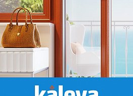 Элегантность итальянского модерна. В окне VARIO MILAN дизайнеры Kaleva воплотили всю нежность морского прилива.